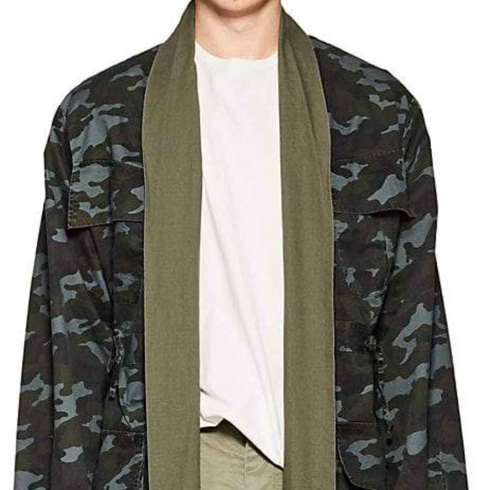 NSF Midnight Camo Kimono overshirt